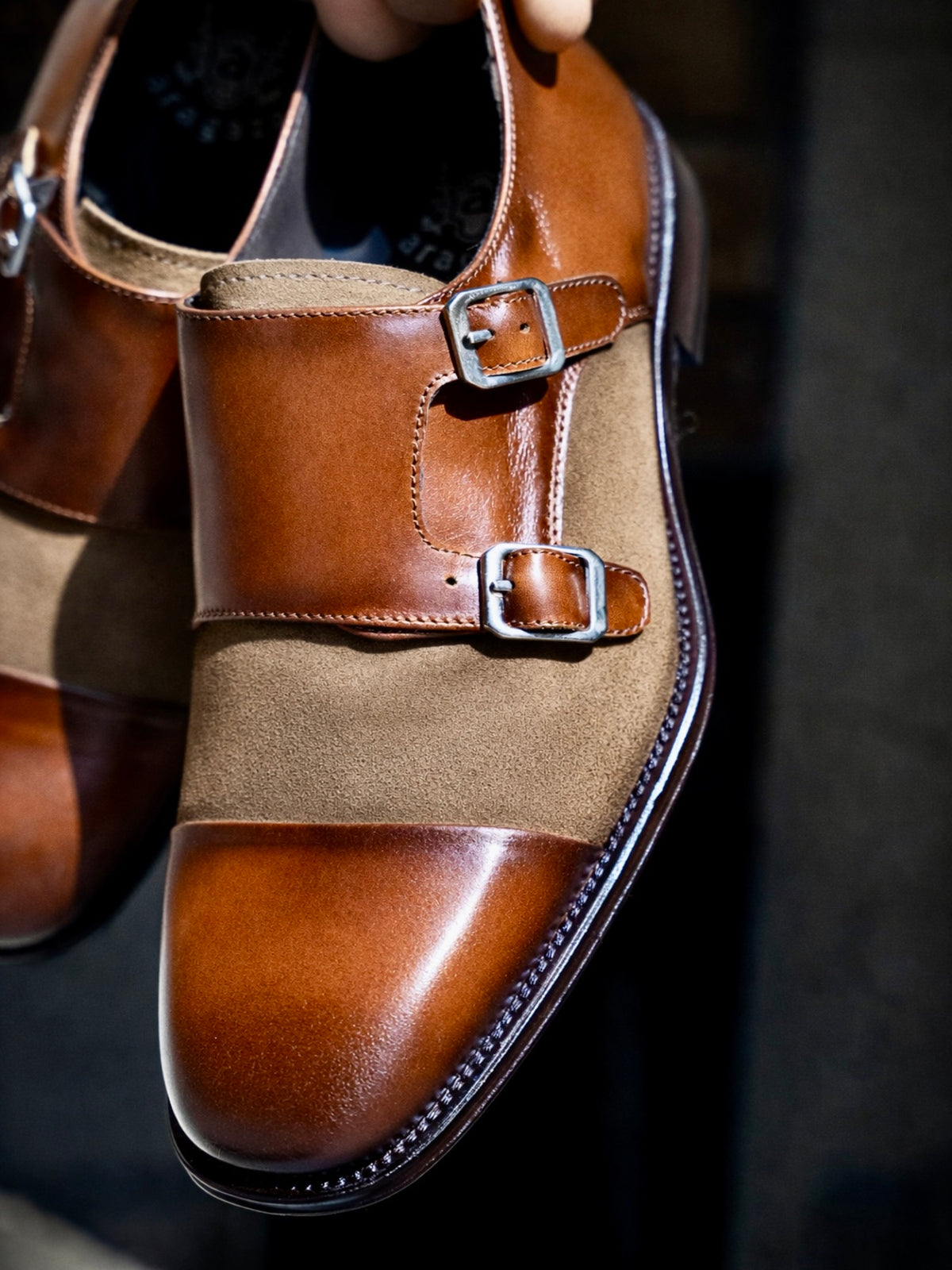 Sapatos 8108H Pele