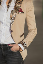 Blazer Tigresa Bege