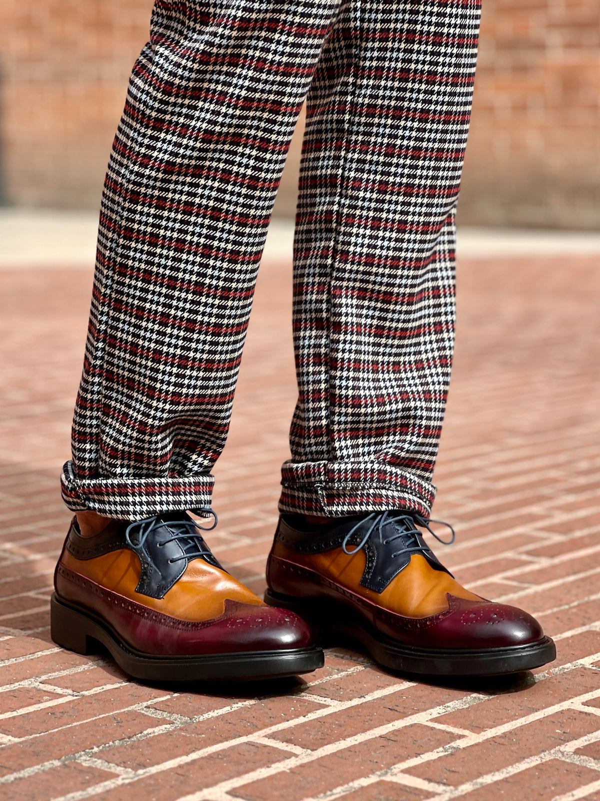 Sapatos 8005H2 Bordéus - Castanho