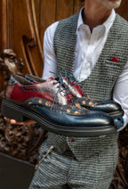 Sapatos 7437H Skull Duo